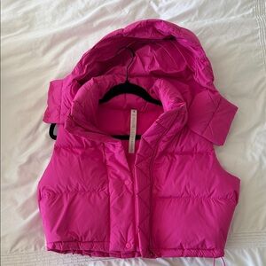 Lululemon Athletica Vibrant Pink Puffer Vest